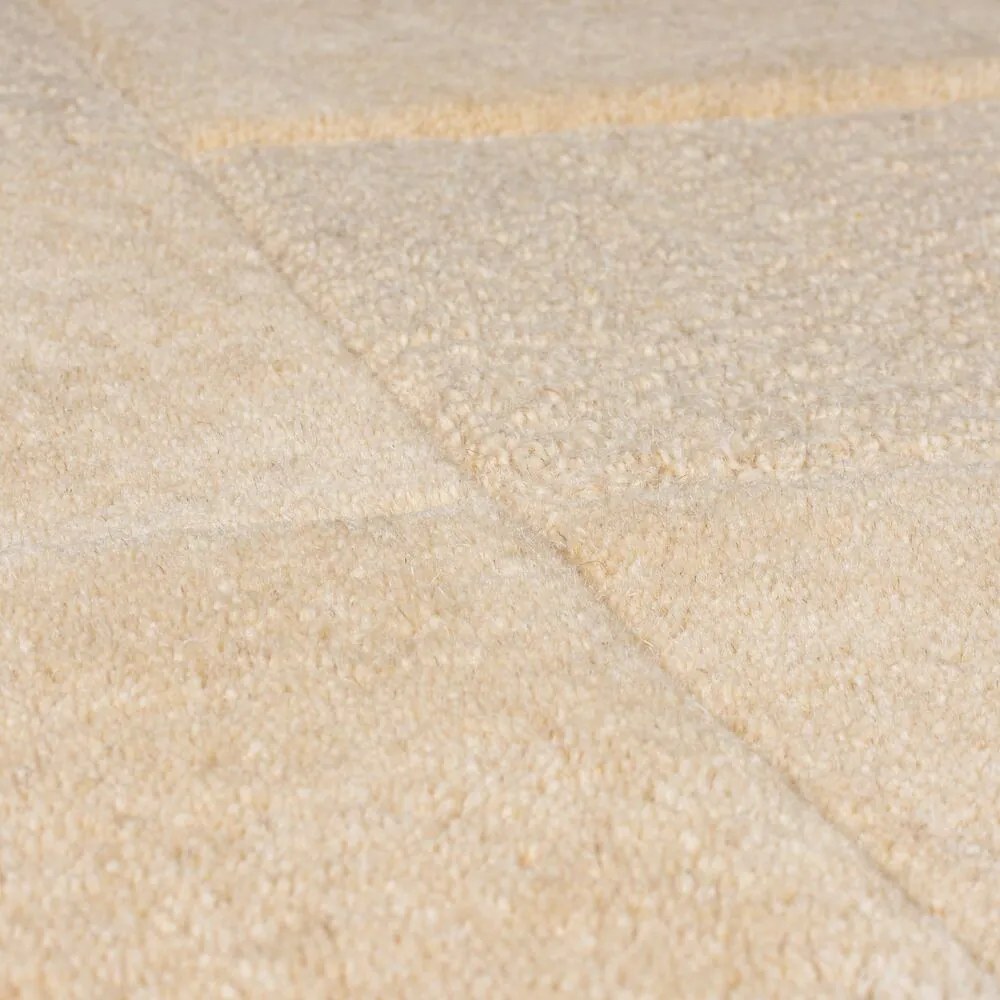 Kusový koberec Moderno Checkerboard Natural, 160x230, béžová, obývacia izba, Flair Rugs