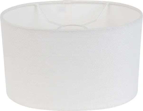 Oválny tienidlo z ľanu biele 25/16/15