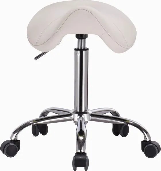 LuxuryForm DESIGN Kozmetický taburet BULL - biely