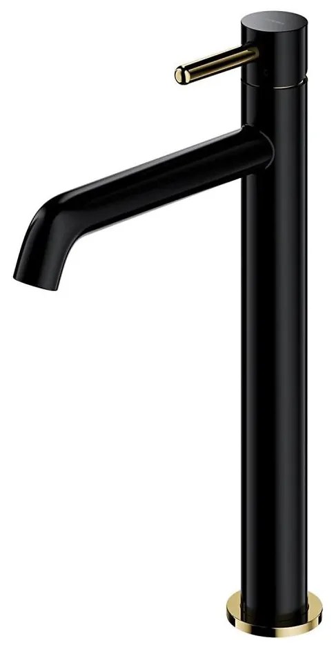 OMNIRES Y1212BLGL - Umývadlová batéria Y 30,8 cm polomatná čierna/lesklá zlatá