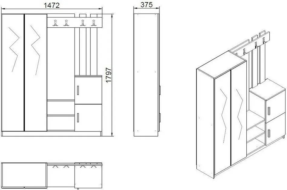 Predsieňová zostava Dany White