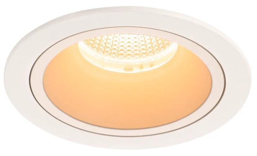 Stropné svietidlo SLV NUMINOS® DL L vnitřní LED zápustné stropné svietidlo biela/biela 2700 K 20° 1003926