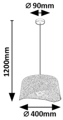 Rabalux 72189 - Luster na lanku FARELIA 1xE27/10W/230V