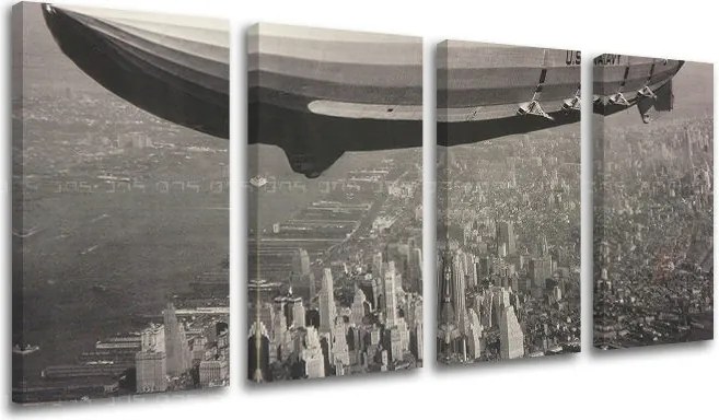 Obraz na stenu 4 dielny MESTO / NEW YORK ME119E41 - 120x60 cm