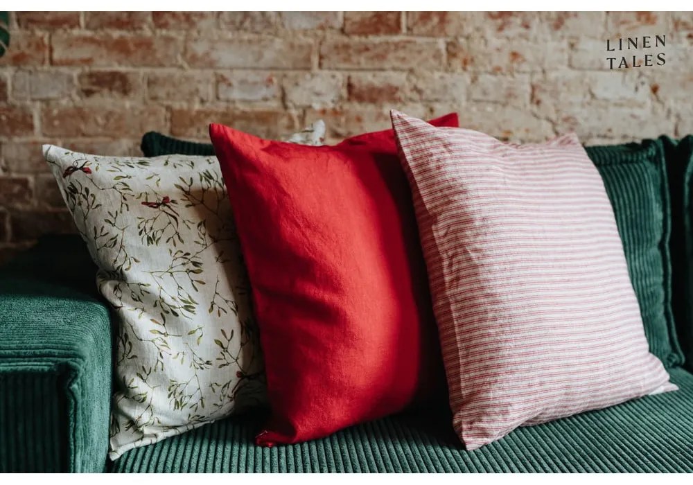 Obliečka na vankúš s vianočným motívom 40x60 cm – Linen Tales