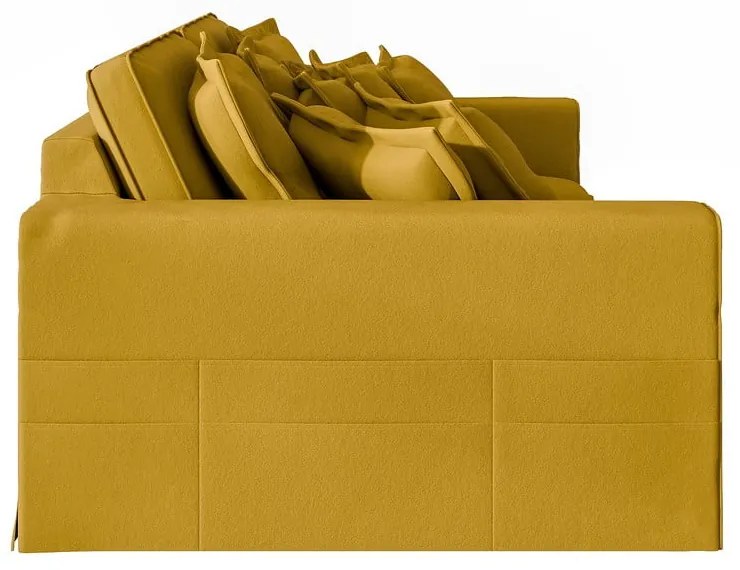 Žltá pohovka 236 cm Nora – Ropez