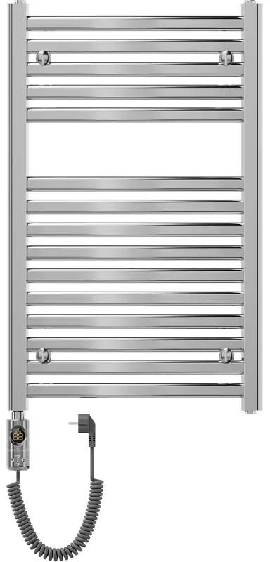 Mexen Helios, elektrické vykurovacie teleso 800x500 mm + vykurovacia tyč 300 W, chrómová, W103-0800-500-2300-01