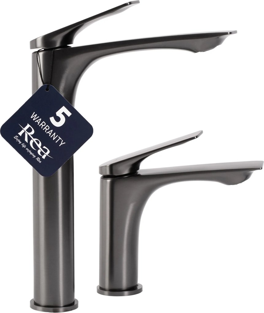 Rea Avalon, umývadlová batéria h-160, grafitová, REA-B2702