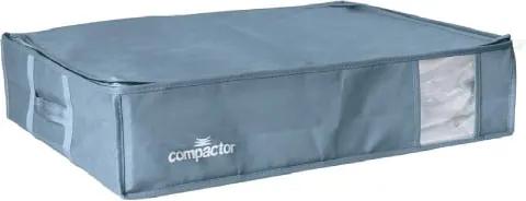 Modrý úložný box na oblečenie pod posteľ Compactor XXL Blue Edition 3D Vacuum Bag, 145 l