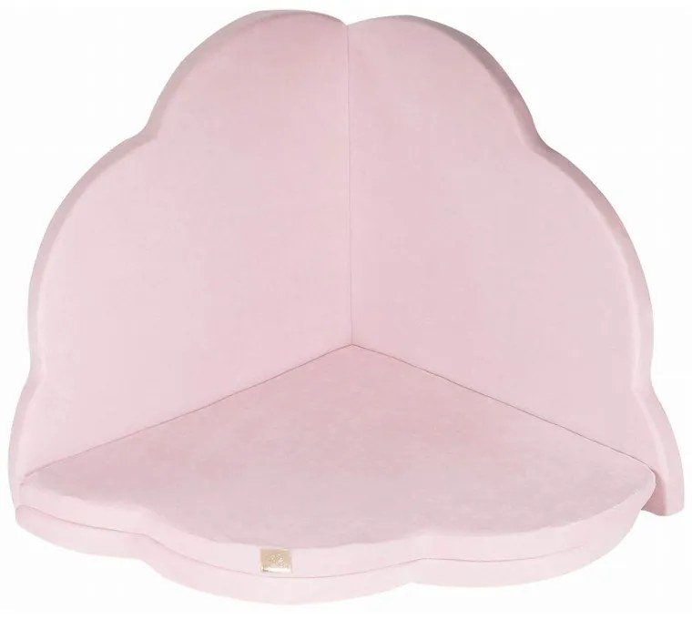 Svetloružová detská hracia podložka 160x160 cm – Meowbaby