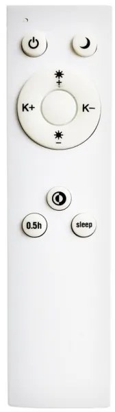 Top Light - LED Stmievateľné stropné svietidlo LED/51W/230V + DO čierna/hnedá