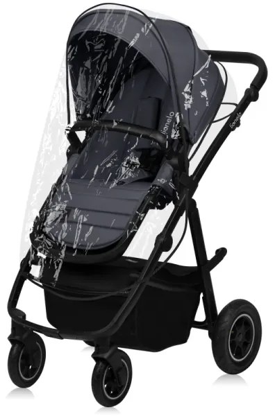 Lionelo - Kombinovaný kočík 2 v 1 AMBER PLUS Šedý grafit