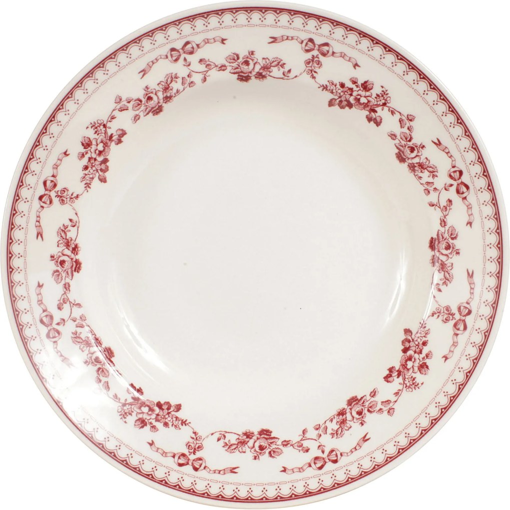 Hlboký keramický tanier z kolekcie FAUSTINE - priemer 23 cm
