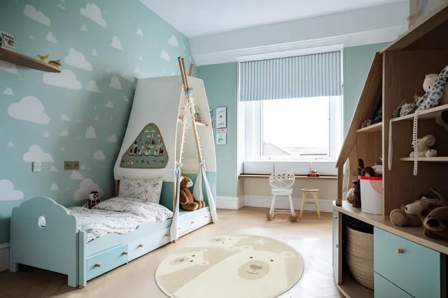 Koberec Tanami Kids B7858A krémový / béžový kruh