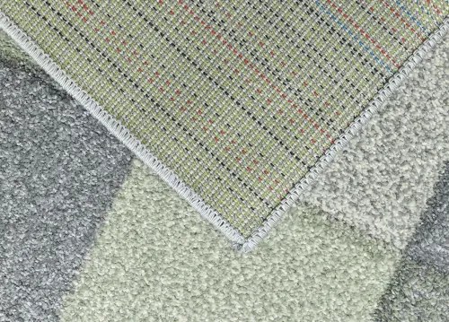 Koberce Breno Kusový koberec PORTLAND 1923/RT46, zelená, viacfarebná,80 x 140 cm