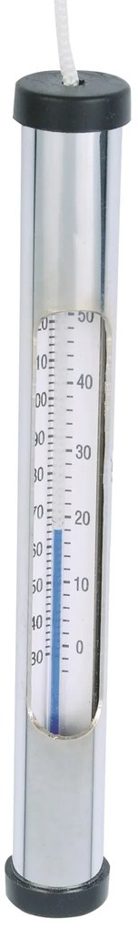Neplávajúci chrómový teplomer 17 cm