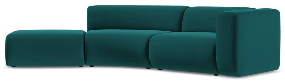 Tyrkysovomodrá zamatová leňoška (ľavý roh) Ekahi – Makamii