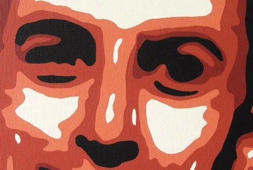 Ručne maľovaný POP Art obraz Taxi Driver | rôzne rozmery