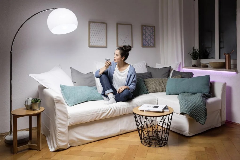 LEDVANCE Inteligentná LED žiarovka SMART+ ZB, E27, A60, 9W, 806lm, 2700-6500K, teplá-studená biela, RGB