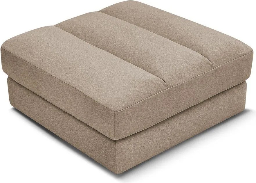 Taupe zamatová podnožka Sierra – Bobochic Paris