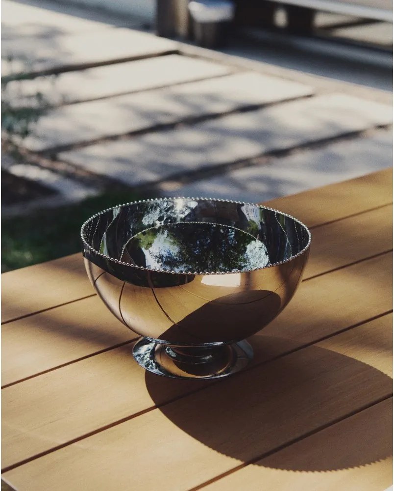 Misa z nehrdzavejúcej ocele v striebornej farbe ø 25,5 cm Nirela – Kave Home