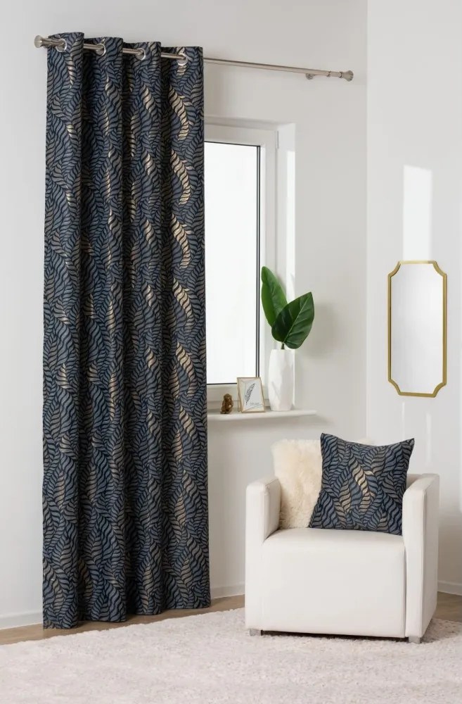 Záves Alloro 140x260 cm čierny