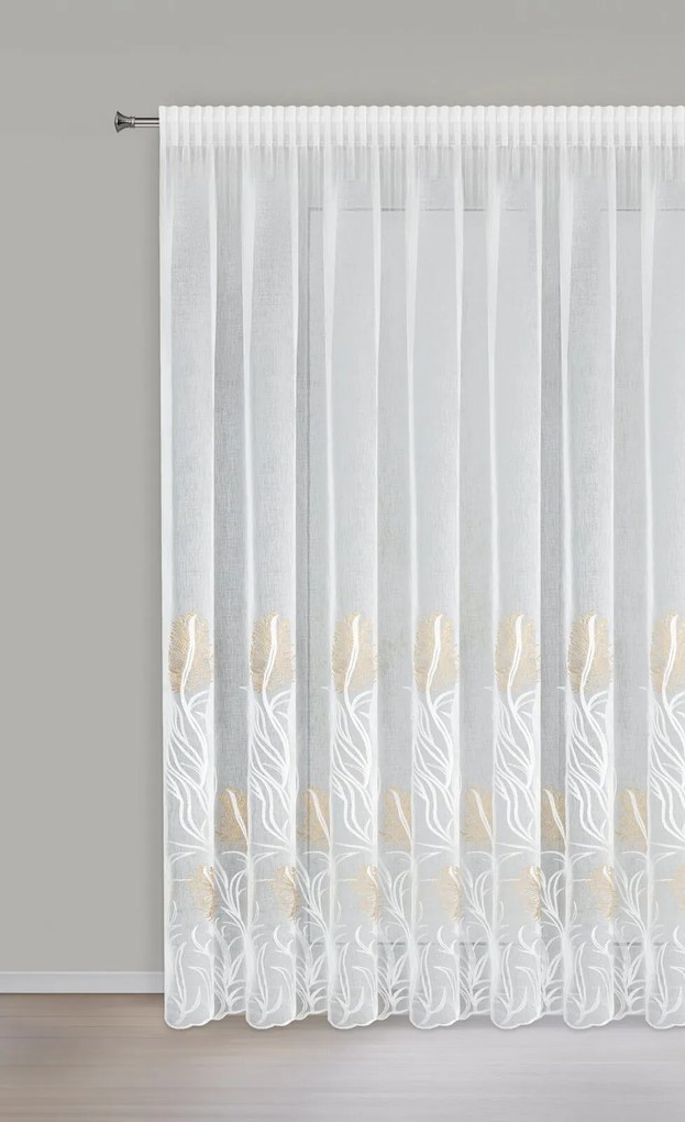 ZÁCLONA NA PÁSKE TILDA 400X270 CM LISTY