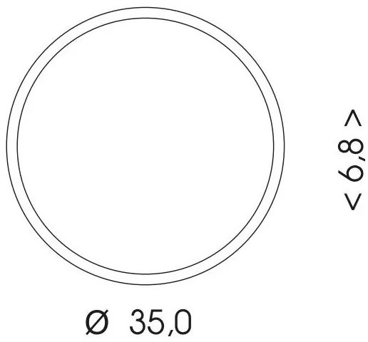 Ecolite WMAT350/HF-25W/BI - LED Stropné svietidlo so senzorom LED/25W/230V biela