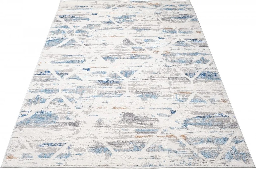 TA Koberec G875B BIELA D_MODRÉ ÚDOLIE Rozmer: 160x220 cm