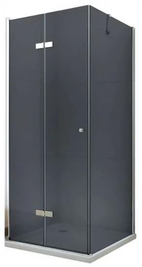 Mexen Lima sprchovací kút 110x90cm, 6mm sklo, chrómový profil-šedé sklo, 856-110-090-01-40