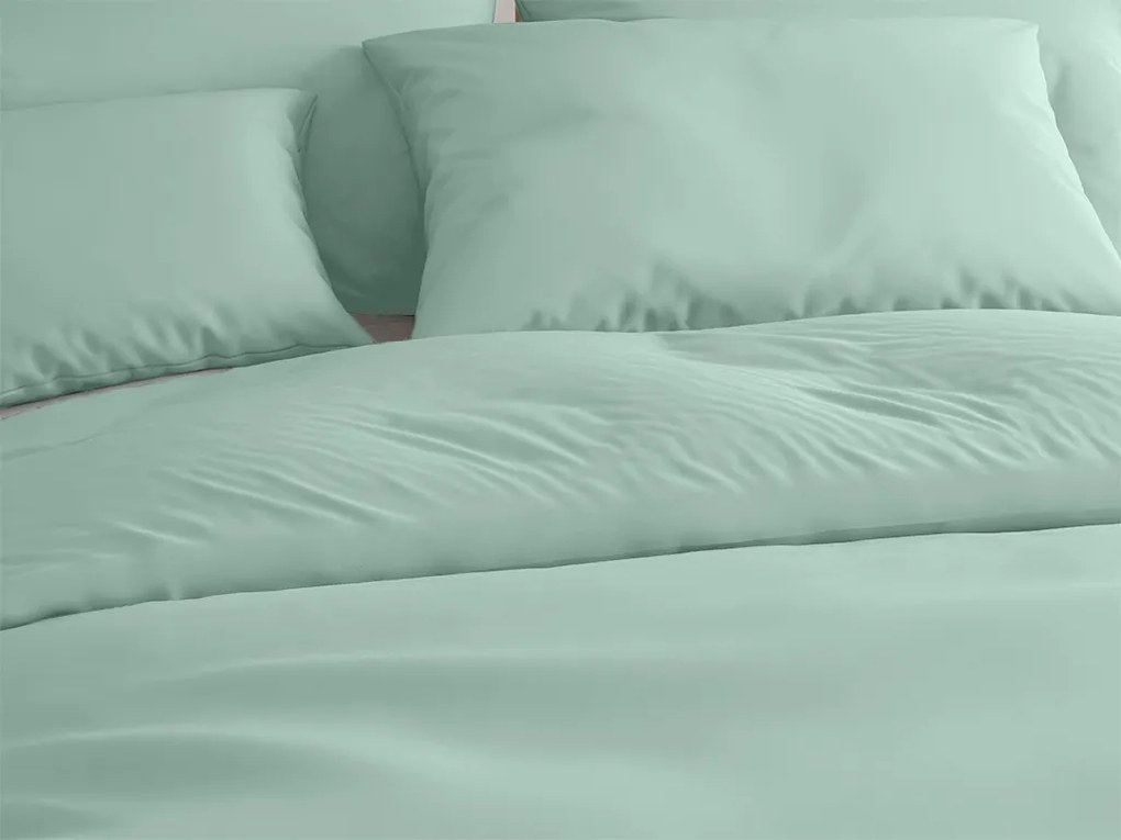 Bavlnené obliečky LUX mentolové hotelové vrecko Rozmer obliečky: 70 x 90 cm | 140 x 200 cm