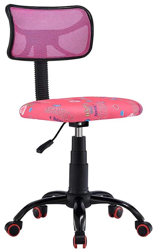 Kancelárska stolička  Brix 12535 ružová