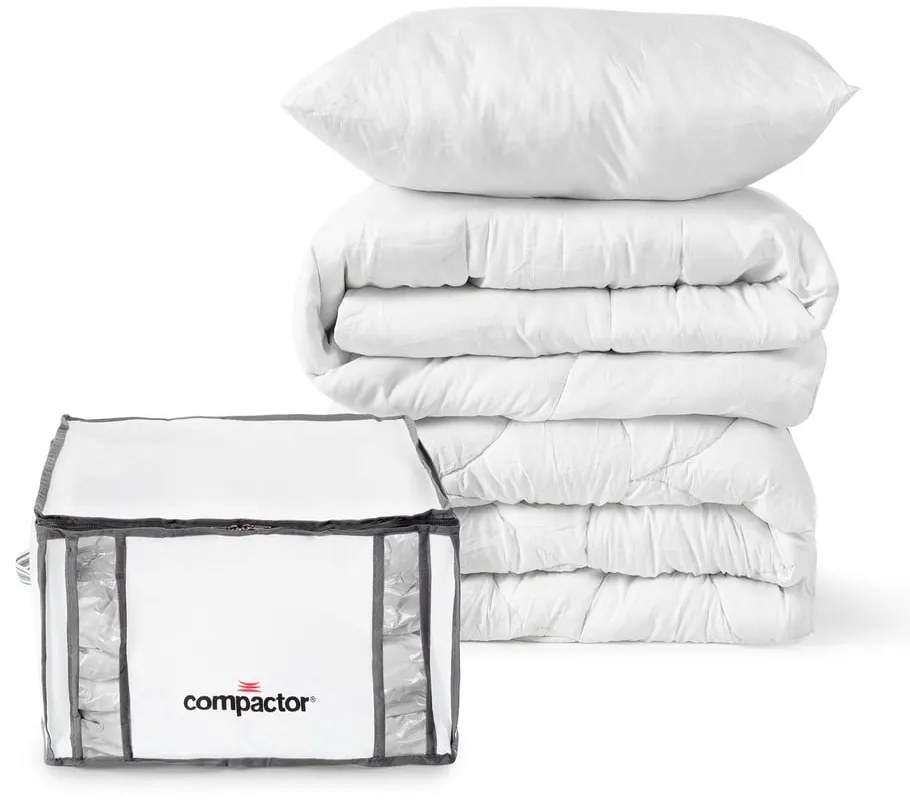 Vákuové/vystužené látkové úložné boxy na oblečenie v súprave 2 ks 42x25x25 cm Life – Compactor