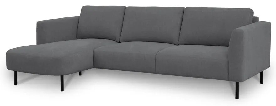 Tmavosivá rohová pohovka (ľavý roh) Hero – Scandic