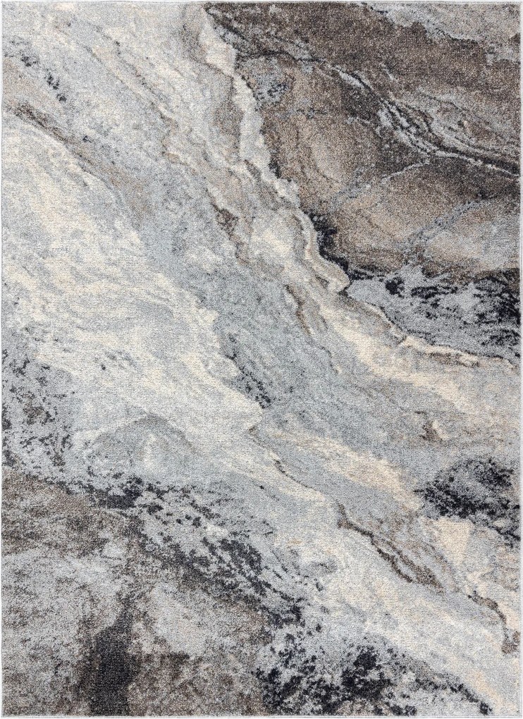 Kusový koberec Fusion 9613 l. grey/dark grey, 160x220, šedá, kancelária, Dywany Łuszczów