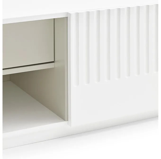 Biela TV komoda Teulat Doric