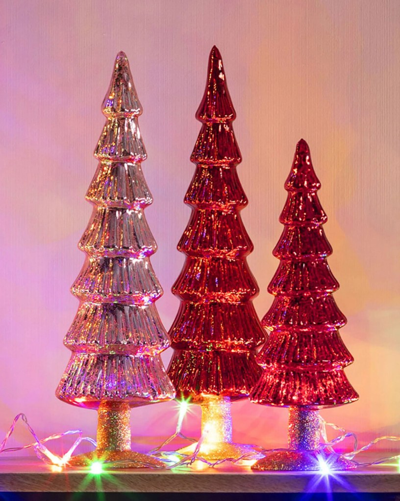 Dekorácia Red Christmas Tree 36cm