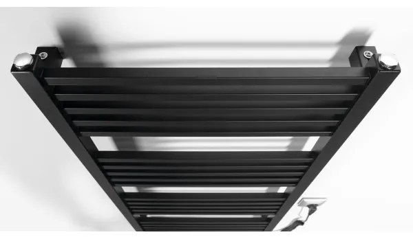 Sapho - Elektrický sušiak na uteráky METRO-E 400W/230V 50x106 cm matná čierna