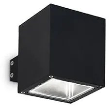 Vonkajšie nástenné svietidlo IDEAL LUX Snif Square AP1 Nero 123080