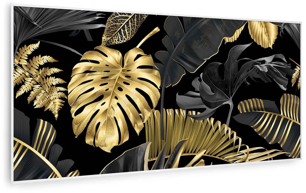 Klarstein Wonderwall Air Art Smart, infračervený ohrievač, 120 x 60 cm, 700 W, čierny list