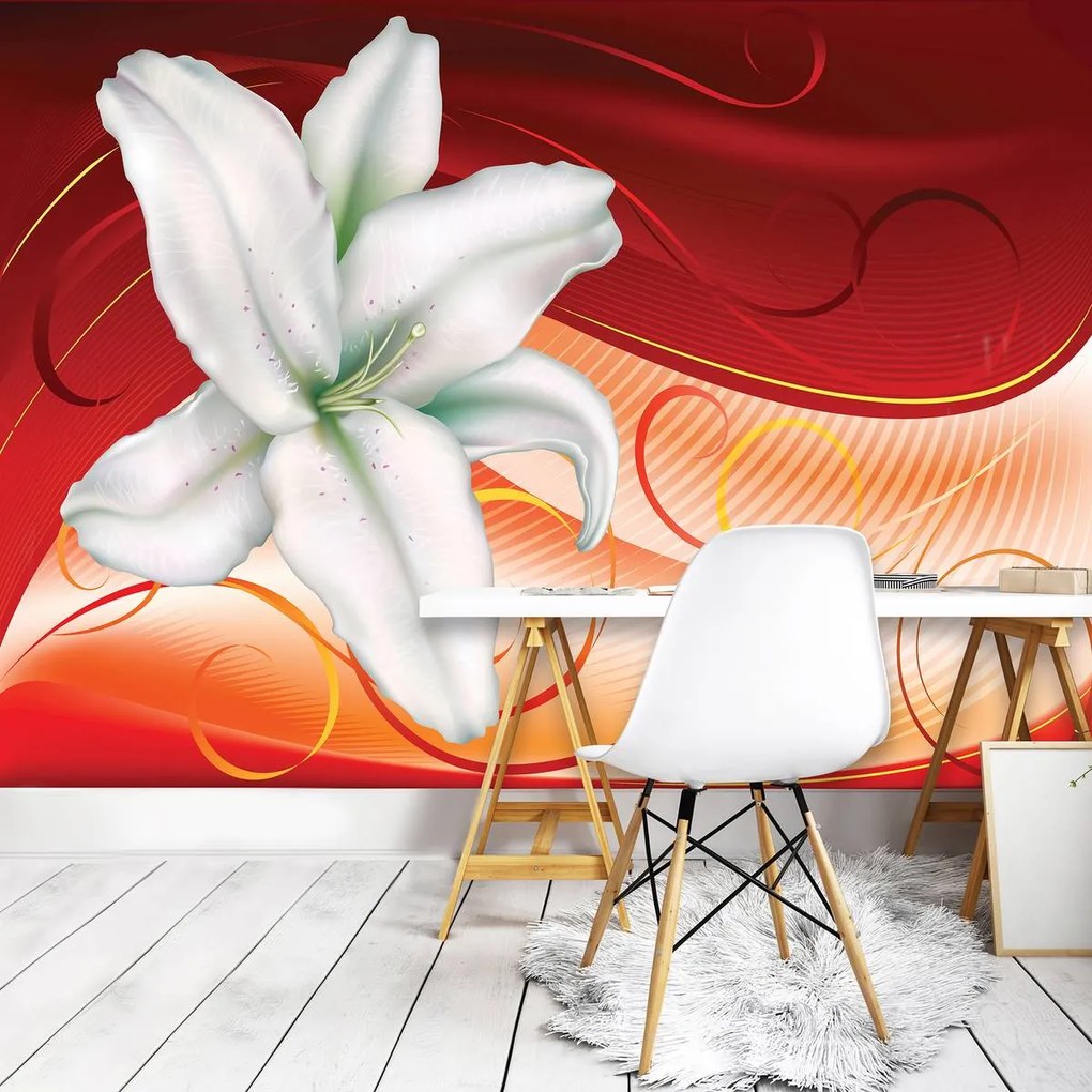 Fototapeta - Abstraktné umenie Lily Hearts (152,5x104 cm)