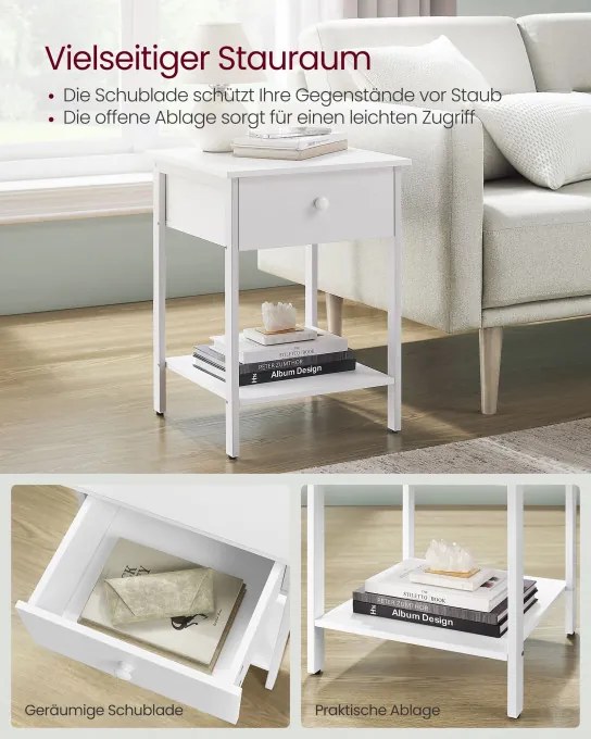 Set dvoch nočných stolíkov LET506W14