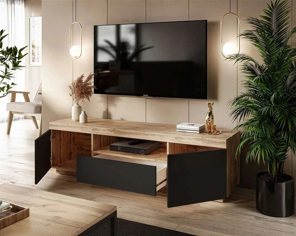 OBÝVACIA STENA / ZOSTAVA LUNGO DUB WOTAN + ČIERNA