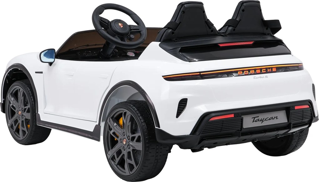 Ramiz Porsche Taycan Turbo S Biele vozidlo