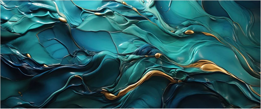 Obraz - Abstraktné textúry (120x50 cm)