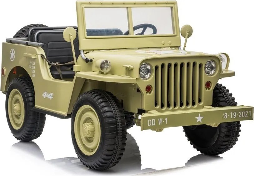 LEAN CARS JH101 Khaki batériové auto
