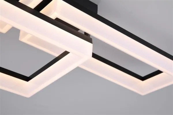 Searchlight 28612BK - LED stmievateľné stropné svietidlo WALL ART II LED/30W/230V 32x60 cm