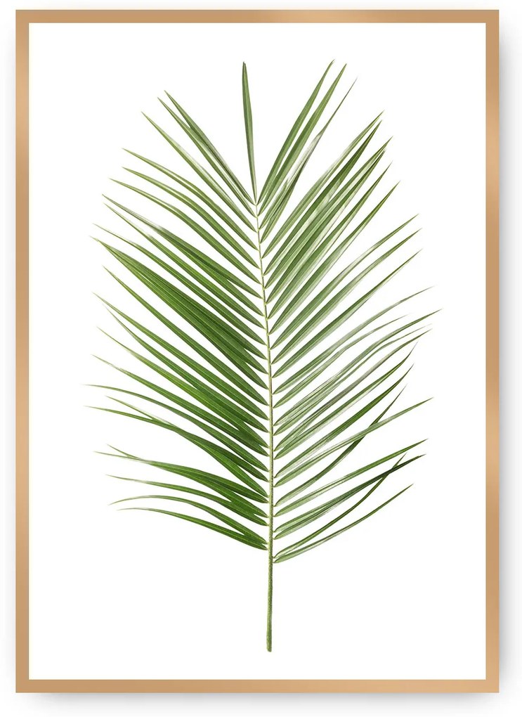 Plagát Palm Leaf Green