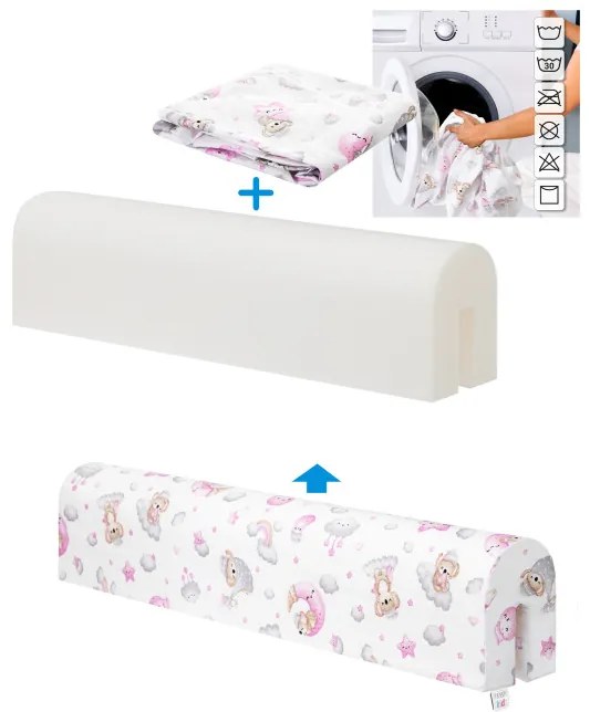 Chránič na detskú postieľku spiaci medveď, 50 cm