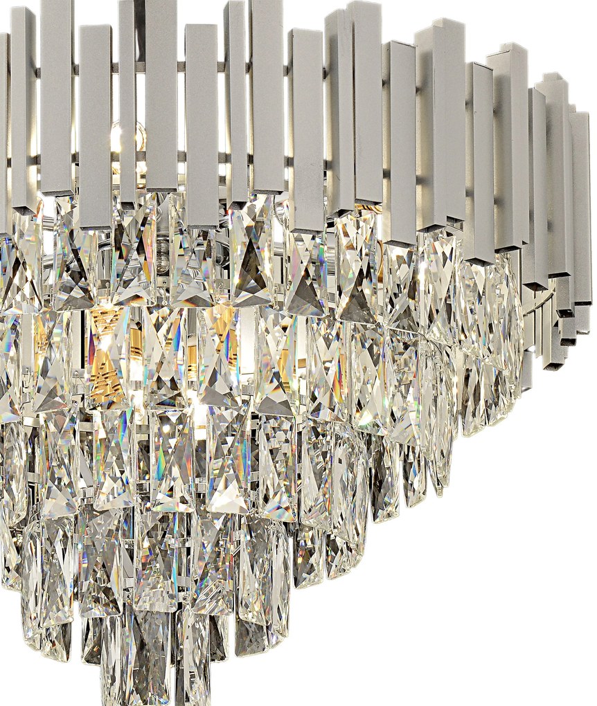 Toolight Toolight, závesné svietidlo 50cm, 7xE14, G051-CP, chrómová, OSW-08945